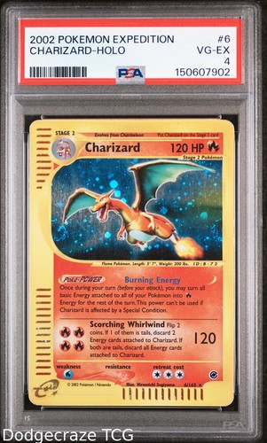 Charizard graded PSA 4 for sale on eBay