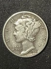1941S Mercury Dime US Silver Ten Cent Coin Free Shipping