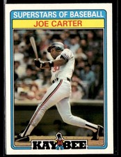 1987 Topps Kay-Bee Superstars of Baseball #9 Joe Carter Baseball Card 0403O