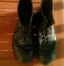 Doc Martins Black Air Wair Combat Boots 9