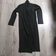 Pleats Please Issey Miyake Spring Long Coat Pleated Long Coat