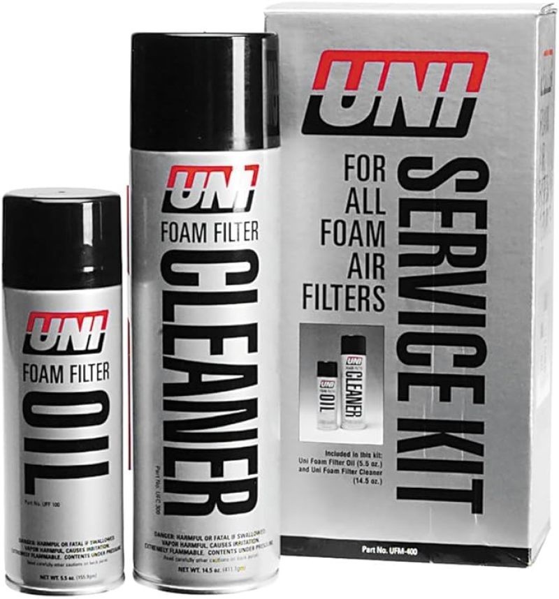 UNI Foam Air Filter Service/Cleaning Kit -14.5 Oz. Cleaner & 5.5 Oz. Oil UFM-400