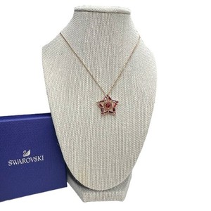 Authentic Swarovski Stella pendant Mixed cuts, Star Rose Gold plated Necklace