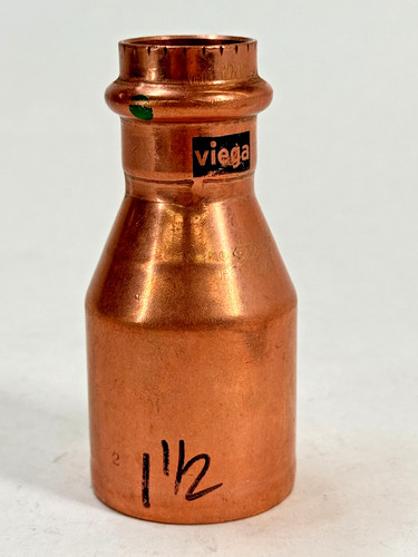 VIEGA 14543 1-1/2" FTG x 3/4" Press Reducer Copper Fitting