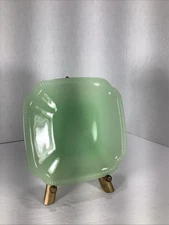 Unmarked ~Jadeite Square Shaped Dessert Plate~6”x6”