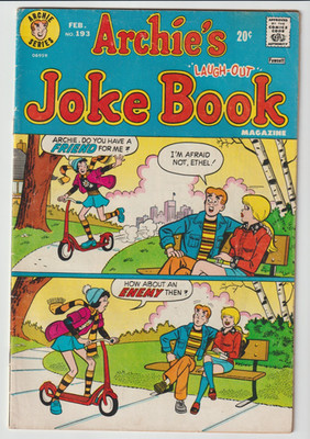 Archie's Jokebook Magazine #193 (Feb 1974, Archie Series)