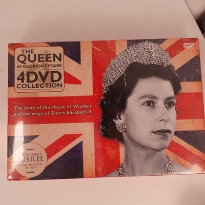 THE QUEEN 60 GLORIOUS YEARS 4 DVD Collection Diamond Jubilee Elizabeth II New