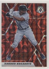 2021 Panini Mosaic Reactive Red Mosaic Prizm Xander Bogaerts #110 n1u
