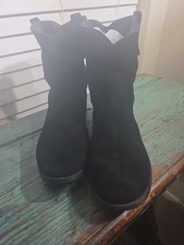 Bass Cynthia Black Ankle Boots-10 M Black