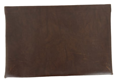 Vtg Hazel Brown Faux Leather Portfolio Document Holder Pouch Briefcase USA 17x11