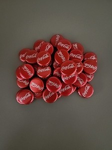 50 Coca Cola Metal Bottle Caps