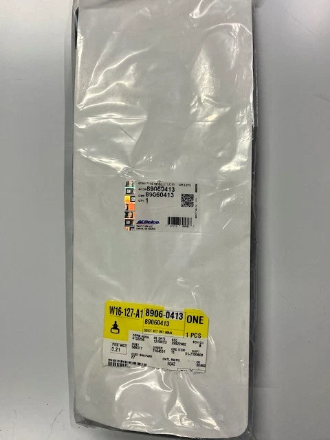 1999-2017 NUEVO ORIGINAL FABRICANTE DE EQUIPOS ORIGINALES COLECTOR DE ADMISIÓN Y JUNTAS DE ADMISIÓN LATERALES, P/N 89060413 Foto 2 de 4