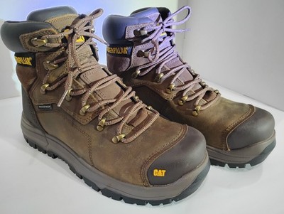 CAT CATERPILLER MEN WORK BOOT DIAGNOSTIC 2.0 WATERPROOF STEEL TOE SIZE 10