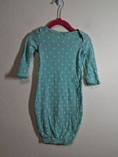Carter's Cotton Sleep Sack Polka Dots Infant Baby Blue Unisex 3 Months