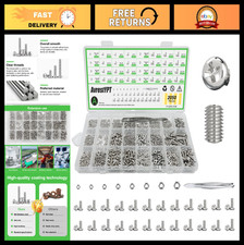 2050Pcs Stainless Steel Micro Screws Nuts Assortment, M1-M3 Sizes, DIY Electro