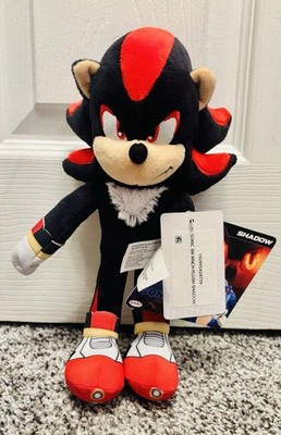 Shadow Sonic the Hedgehog 3 Movie 10  Plush Doll Jakks
