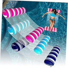Inflatable Pool Floats Adult Size Water 3 Pack Blue Pink Navy Blue