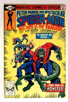 Peter Parker, the Spectacular Spider-Man #40 (1980) VF/NM Lizard Marvel
