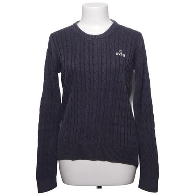Svea, Strickpullover, Größe: L, Grau, Baumwolle, Einfarbig, Zopfstrick #Kco
