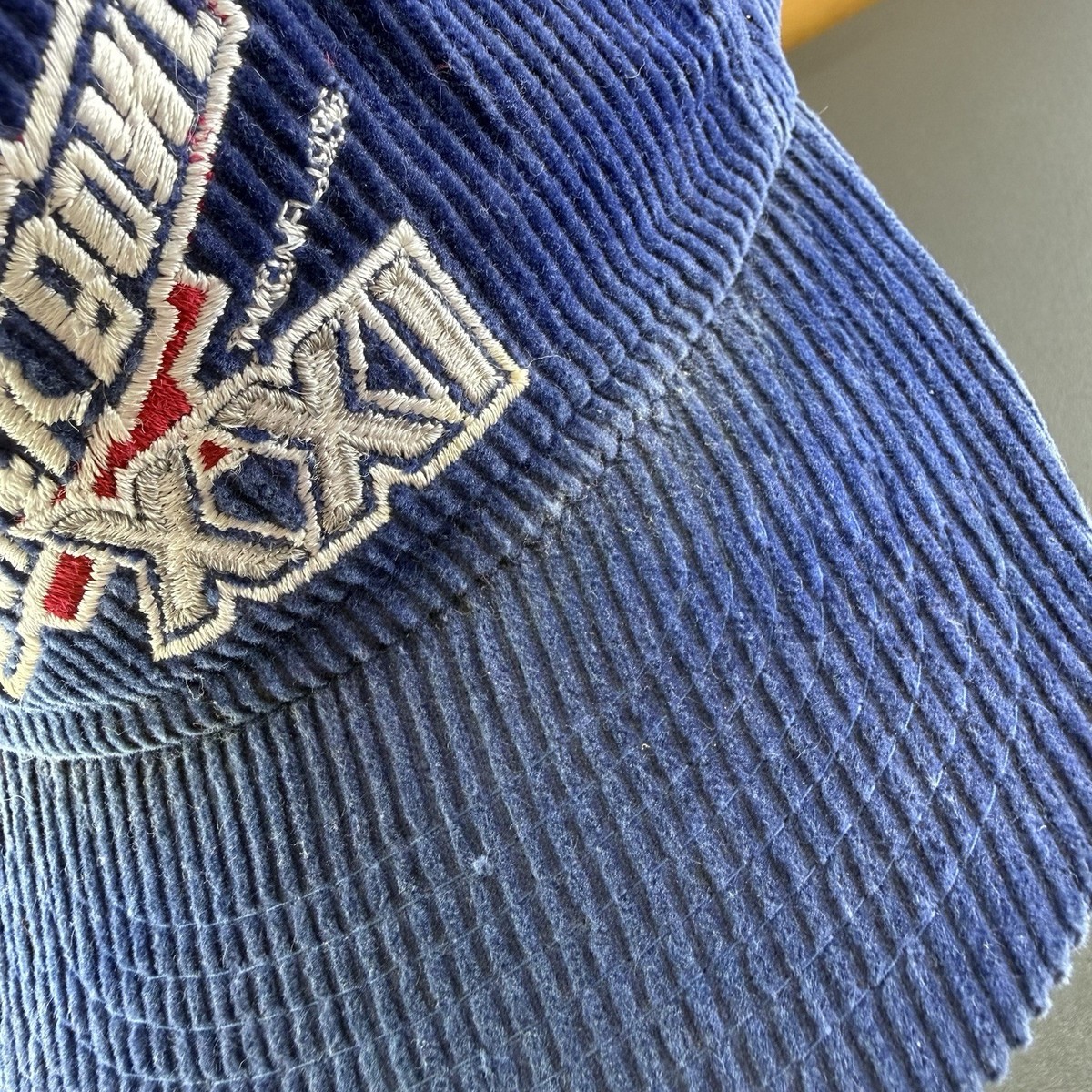 VTG 80s Super Bowl XXI Sports Specialties Corduroy “The Cord” RARE