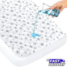 Mattress Crib Toddler Bed Baby Waterproof Quilted Comfort Sleep Cushion Pad
