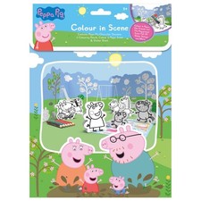 Set da colorare per parco giochi Peppa Pig colore in scena