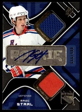 2007-08 SPx Marc Staal Rookie Auto 086/999 New York Rangers #224