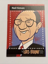 NEIL SIMON Autumn 2017 Edition LIGHTS OF BROADWAY Show Cards TRADING CARD!