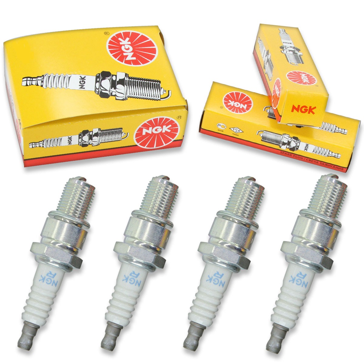 4pcs 2013 Ski-Doo MX Z Sport 600 ACE NGK Standard Spark Plugs 600cc 36ci XP cz