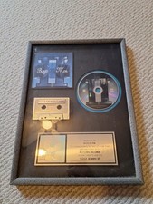 BOYZ II 2 Men II Multi Platinum Certified Sales Award RIAA Motown Records Frame