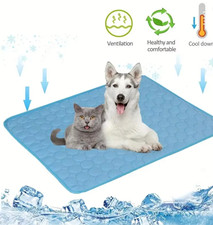 Dog Cooling Mat Summer Pet Ice Pad Extra Large Cold Bed for Small Large Dogs