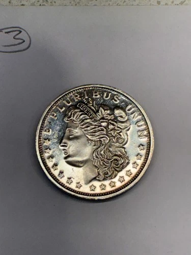 US Morgan Silver Trade Unit, 31.1 Grams, AU 55 Grade, Choice About Uncirculated