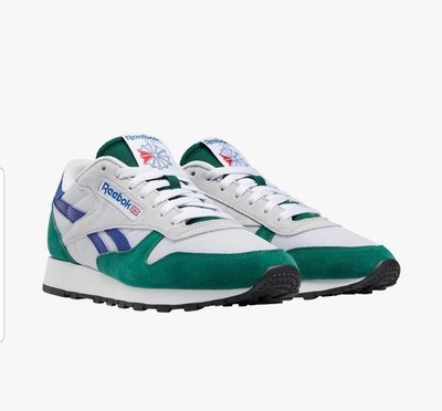 Sold Out Reebok Classic Suede Sneakers Sz 14 Blue Green Gray Shoes GX4655