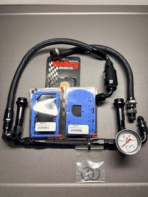 Aeromotive Fuel Pressure Gauge, Summit 4150 Dual Feed, Fuel Filter, Gaskets