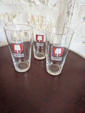 Lot de 3 verres à bière vintage Spaten Munich - Pousset