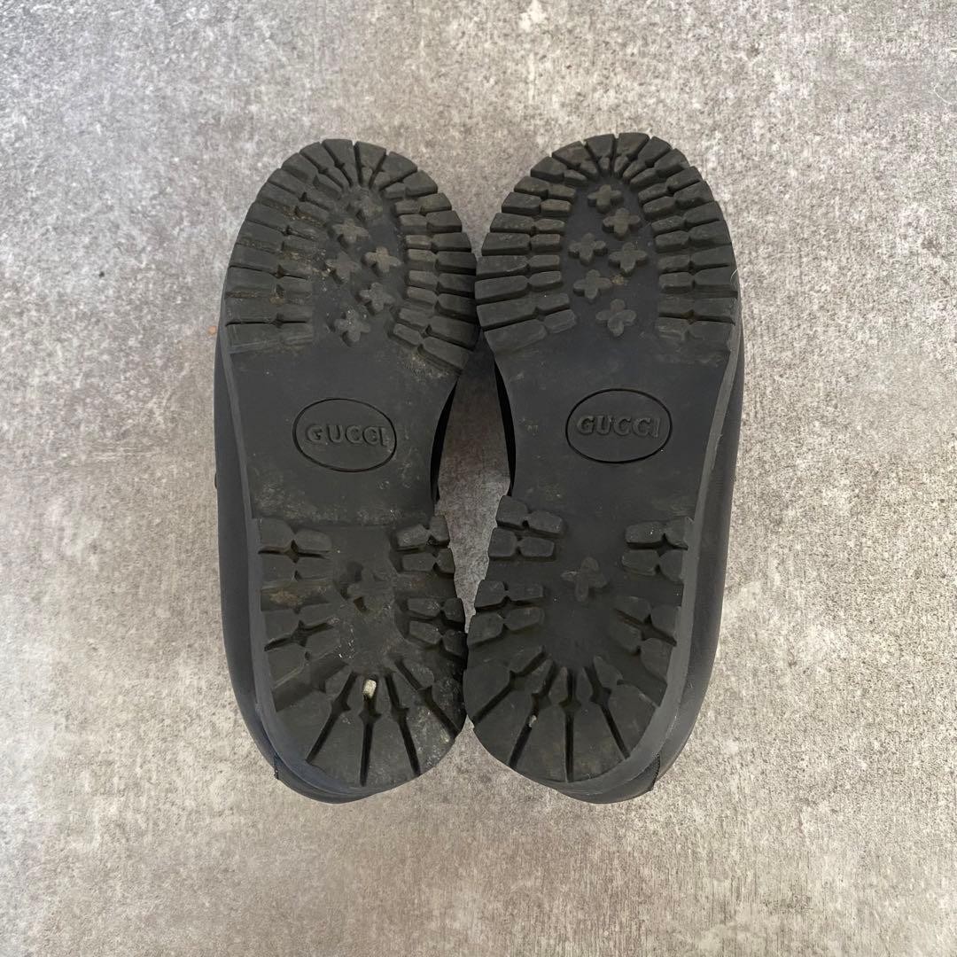 GUCCI Women's Loafers Leather Black EU34.5/US4.5 120223c thumbnail 7