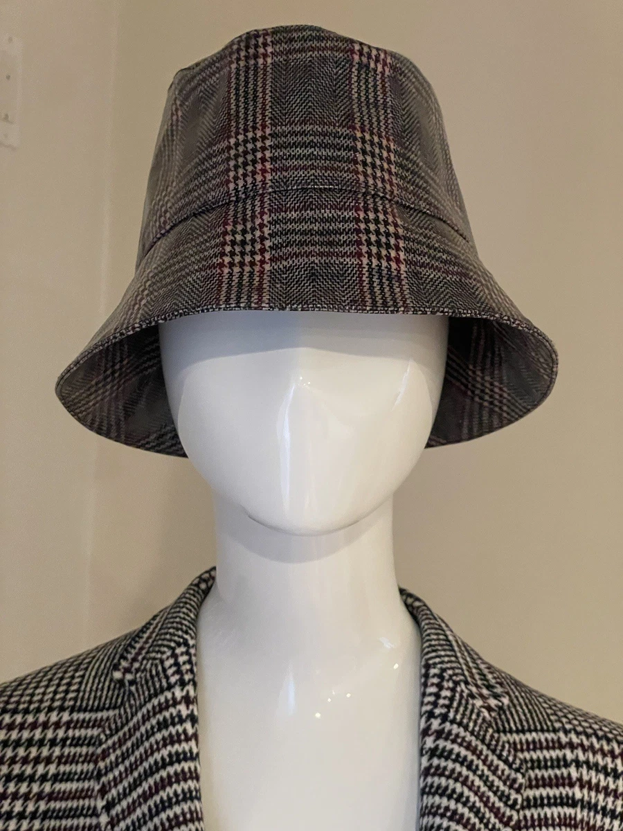 EUGENIA KIM CHARLIE SEQUIN PLAID BUCKET HAT IVORY OS NWOT Eugenia Kim Bucket Hats for Women for sale | eBay main image 3