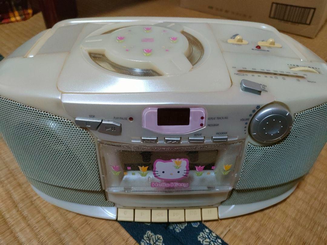 Hello Kitty CD MD カセットAM•FM RADIO 非売品 Hello Kitty CD MD カセットAM•FM RADIO 非売品 Hello Kitty CD