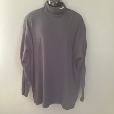 Carhartt Men's XL Black Turtleneck Tight-Knit Cotton Pullover Sweater Logo