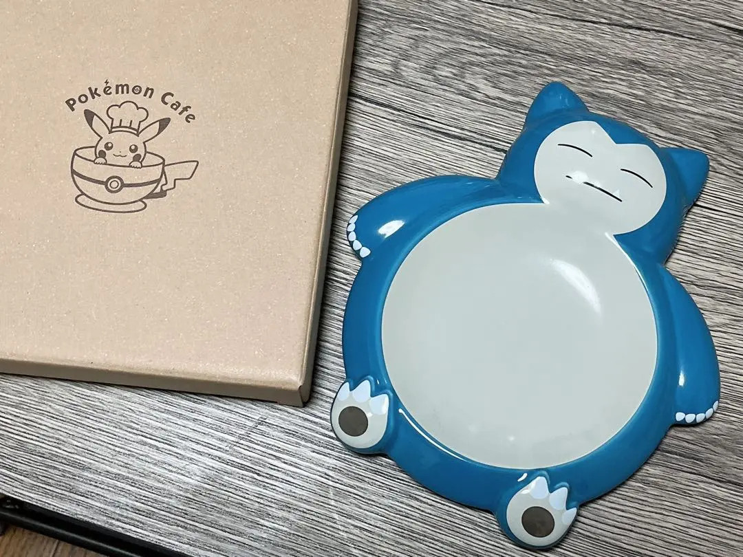 Pokemon Cafe Snorlax Plate Japan Limited Snorlax Bowl / Plate Ceramic