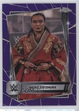 2025 Topps Chrome WWE Purple Refractor Meiko Satomura #121 jc3