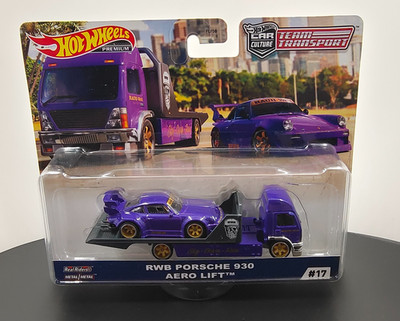 Hot Wheels Team Transport #17 RWB Porsche 930 Aero Lift - Premium Car Culture