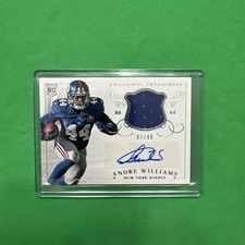2014 Panini National Treasures Signature Materials #MS-AW Andre Williams 7/49
