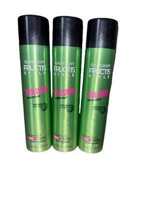 LOT OF 3 GARNIER FRUCTIS STYLE VOLUME HAIRSPRAY EXTRA STRONG HOLD ANTI-HUMIDITY