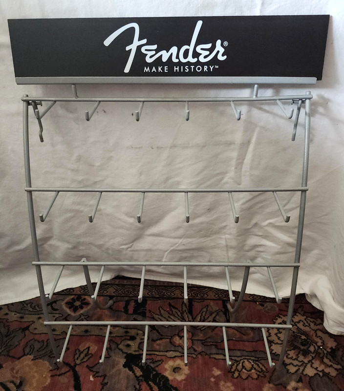 Vintage Fender Branded Retail Display Rack  for Fender Guitar Small Accessories
