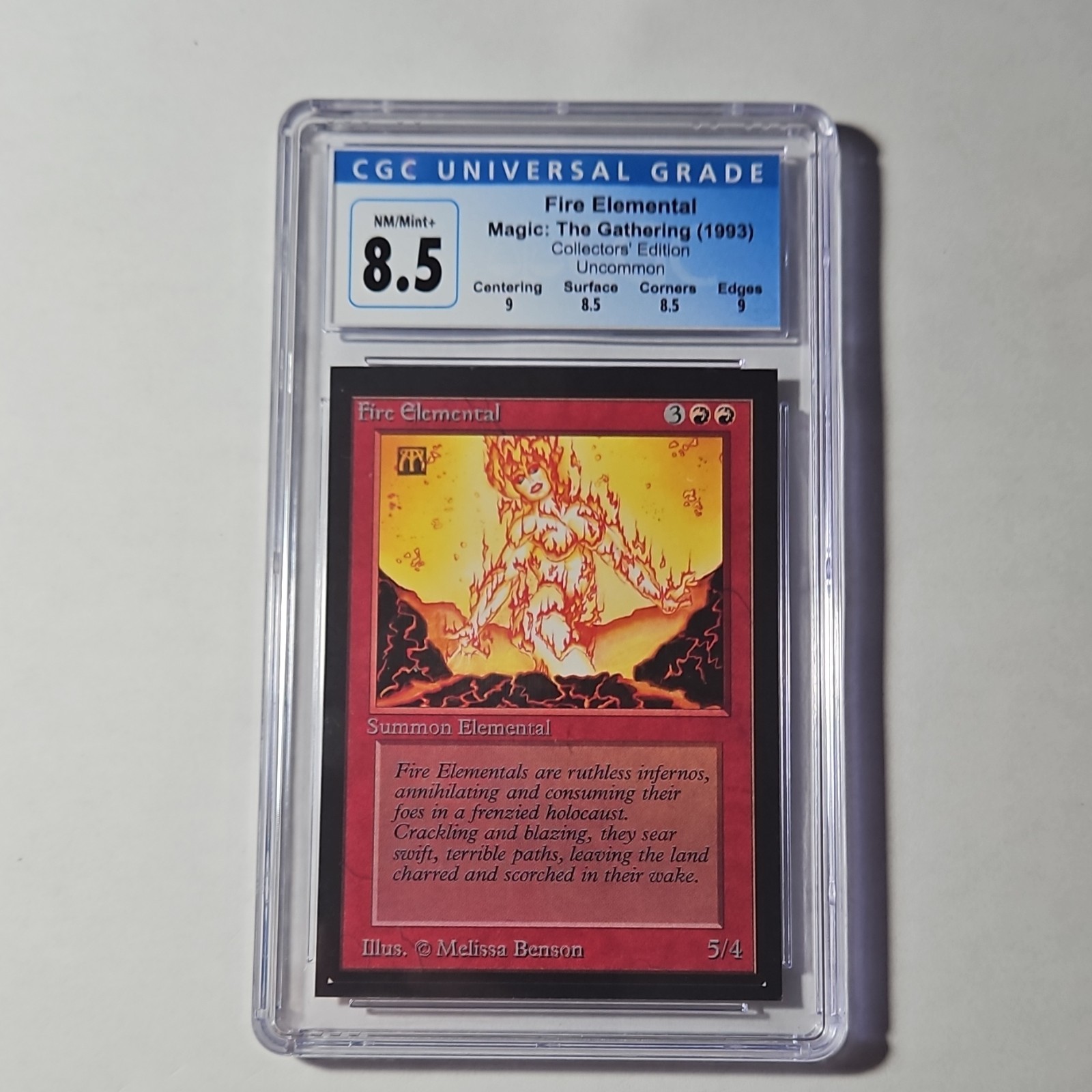 Magic: The Gathering Fire Elemental Collectors' Edition CGC 8.5 Uncommon 1993