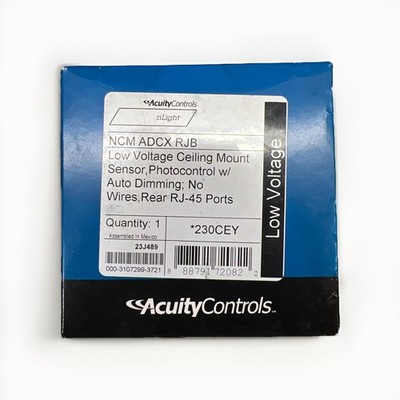 Acuity NCM ADCX RJB Ceiling Mount Sensor White
