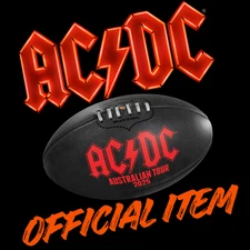 AC/DC - 2025 Australian Pwr Up Tour Football Official Item MUST HAVE! 
