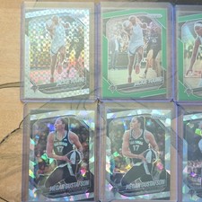 Panini 2024-25 Prizm WNBA Las Vegas Aces 8 Card Lot Jackie Young Checkerboard