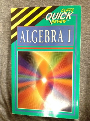 Algebra I (Cliffs Quick Review) - Bobrow, Jerry - Good - See condition notes